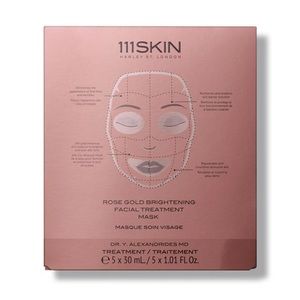 111 skin rose gold face mask -5 pack